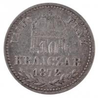 1872KB 10kr Ag "Váltó Pénz" T:2-
Adamo M10.1