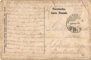 Lviv, Lwów, Lemberg; Waly Hetmanskie / Boulevard de Hetmanski / street view, trams + 1916 K.u.K. Inf...