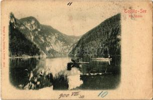 1900 Toplitzsee bei Aussee (glue marks)