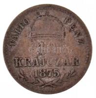 1875KB 10kr Ag "Váltó Pénz" T:2-,3 
Hungary 1875KB 10 Kreuzer Ag "Valtó Pénz" C...