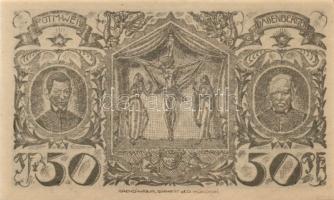 Német Birodalom/Weimari Köztársaság Oberammergau 1921. 25Pf + 50Pf + 75Pf  3klf,  teljes sor T:I