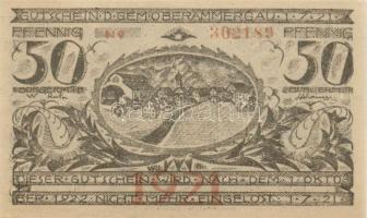 Német Birodalom/Weimari Köztársaság Oberammergau 1921. 25Pf + 50Pf + 75Pf  3klf,  teljes sor T:I