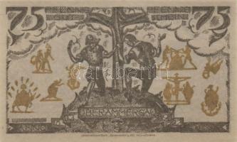 Német Birodalom/Weimari Köztársaság Oberammergau 1921. 25Pf + 50Pf + 75Pf  3klf,  teljes sor T:I