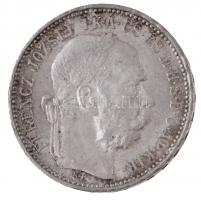 1893KB 1K Ag "Ferenc József" T:1 kis patina Adamo K5