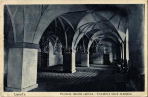 Lőcse, Levoca; városháza belső csarnoka / Vnútorná chodba radnice / town hall interior (EK)