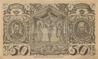 Német Birodalom/Weimari Köztársaság Oberammergau 1921. 25Pf + 50Pf + 75Pf  3klf,  teljes sor T:I