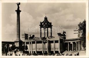 1938 Budapest XXXIV. Nemzetközi Eucharisztikus Kongresszus főoltára a Hősök terén / 34th International Eucharistic Congress (fa)