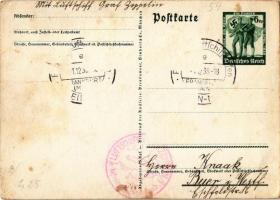 1938 Ein Volk, ein Reich, ein Führer! / Adolf Hitler, NSDAP German Nazi Party propaganda, map, swast...