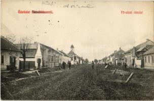 1913 Bácsföldvár, Backo Gradiste; Fő utca / main street (EK)