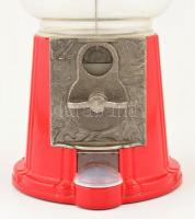 Rágógumi adagoló gép, 5 Ft-tal működik, m: 28 cm