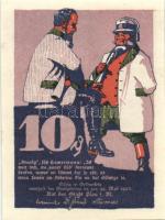 Német Birodalom/Weimari Köztársaság Plau 1922. 10Pf + 25Pf + 50Pf 3klf,  teljes sor T:I