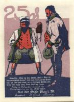 Német Birodalom/Weimari Köztársaság Plau 1922. 10Pf + 25Pf + 50Pf 3klf,  teljes sor T:I