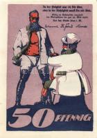 Német Birodalom/Weimari Köztársaság Plau 1922. 10Pf + 25Pf + 50Pf 3klf,  teljes sor T:I