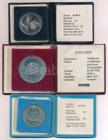 1981. 100Ft Ni "FAO I. - Világélelmezési nap" eredeti tokban, tanúsítvánnyal + 1982. 100Ft...