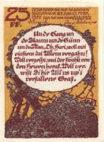 Német Birodalom/Weimari Köztársaság Malchin 1922. 10Pf + 25Pf + 50Pf 3klf,  teljes sor T:I