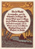 Német Birodalom/Weimari Köztársaság Malchin 1922. 10Pf + 25Pf + 50Pf 3klf,  teljes sor T:I