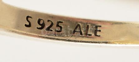 Ezüst(Ag) Pandora köves tiarás gyűrű, jelzett, méret: 54, bruttó: 2,6 g