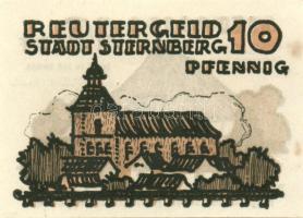 Német Birodalom/Weimari Köztársaság Sternberg 1922. 10Pf + 25Pf + 50Pf 3klf,  teljes sor T:I