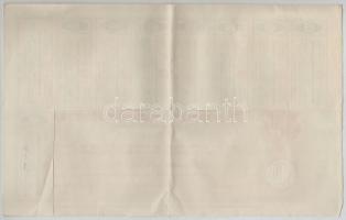 Sárospatak 1926. "Sárospataki Takarékpénztár Részvénytársaság" részvénye 10P-ről, szárazpe...