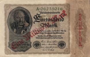 Német Birodalom/Weimari Köztársaság 1922. 1.000.000.000M birodalmi nyomat jobb oldali vízjellel T:II R!
