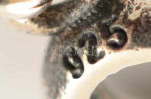 Ezüst(Ag) charm, 4 db, jelzéssel és jelzés nélkül, bruttó: 8,6 g