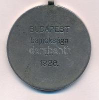 1928. "Magyar Ökölvívó Szövetség 1925" jelzett Ag díjérem füllel, hátoldalon gravírozva &q...