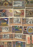 Német Birodalom/Weimari Köztársaság 1920-as évek eleje 176db szükségpénz, nagyon kevés duplával T:ké...