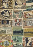 Német Birodalom/Weimari Köztársaság 1920-as évek eleje 176db szükségpénz, nagyon kevés duplával T:ké...