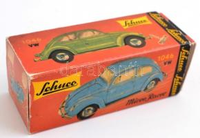 Schuco Micro Racer VW Bogár  játékautó, saját dobozában, leírással, kulccsal, jó állapotban, h: 10 c...