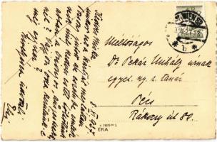 1927 Vienna, Wien, Bécs III. Erdberg, Hainburger Strasse / street view with the shops of Josef Mühls...