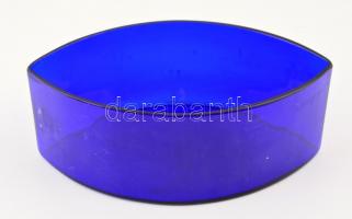 Art deco jardiniere, réz-eredeti üveg betéttel, nagyon apró csorbákkal, jelzett (K&Co), 23×12×10...