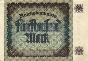 Német Birodalom/Weimari Köztársaság 1923. 5000M (4X)4klf vízjellel T:I-