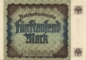 Német Birodalom/Weimari Köztársaság 1923. 5000M (4X)4klf vízjellel T:I-