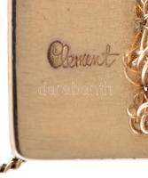 Ezüst(Ag) "Clement" nyaklánc medállal, jelzett, h: 39 cm, bruttó: 9,3 g