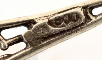 Ezüst(Ag) miniatűr csengő, jelzett, h: 4,5 cm, nettó: 4,6 g