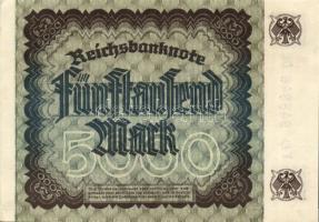 Német Birodalom/Weimari Köztársaság 1923. 5000M egyugrású sorszámmokkal T:I-