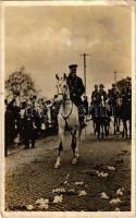 1938 Komárom, Komárno; bevonulás, Horthy Miklós / entry of the Hungarian troops (EK)