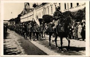 1940 Máramarossziget, Sighetu Marmatiei; bevonulás / entry of the Hungarian troops