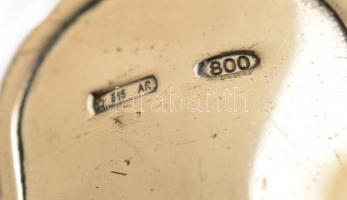 Ezüst(Ag) miniatűr cselló, jelzett, h: 6,5 cm, nettó: 10,3 g