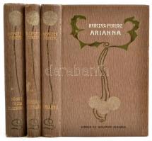 3 könyv - Herczeg Ferenc: Szabolcs házassága; Arianna; Szabolcs házassága. Bp., 1904, 1905, 1906, Singer és Wolfner. Kiadói egészvászon kötés, kopottas állapotban.