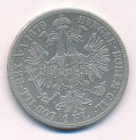 Ausztria 1879. 1Fl Ag "Ferenc József" T:2,2- 
Austria 1879. 1 Florin Ag "Franz Josep...