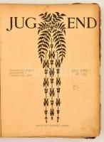 1902 Jugend c. szecessziós folyóirat teljes évfolyam bekötve. Néhány lapszél szakadozott. Gerinc hiányos.