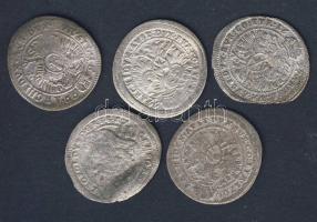 Ausztria 1690-es évektől 1700-as évek elejéig 1Kr Ag(5x) T:3,3/4+