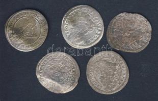 Ausztria 1690-es évektől 1700-as évek elejéig 1Kr Ag(5x) T:3,3/4+