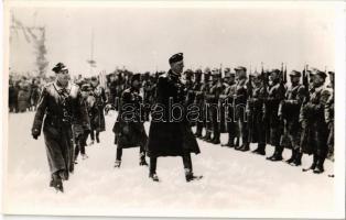 1939 Vereckei-hágó, Veretskyy pereval, Verecke Pass, Serednioveretskyy; Magyar-Lengyel baráti találkozás a visszafoglalt ezeréves határon / Hungarian-Polish meeting on the historical border, military