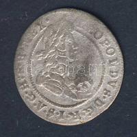 Ausztria/magyar verdejel 1699CB 1Kr Ag I.Lipót T:3+/3