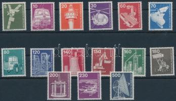 Industry and technics stamps, 15 diff., Forgalmi bélyegek, ipar és technika, 15 db klf
