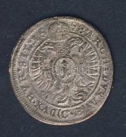 Ausztria/magyar verdejel 1698CB 3Kr Ag I.Lipót T:3-/3