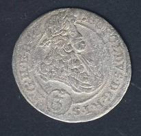 Ausztria/magyar verdejel 1696CB 3Kr Ag I.Lipót T:3