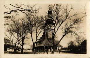 1936 Munkács, Mukacheve, Mukacevo; Szélestói lemkó fatemplom / Podkarpatská Rus. Pravoslavny kostel / Orthodox wooden church